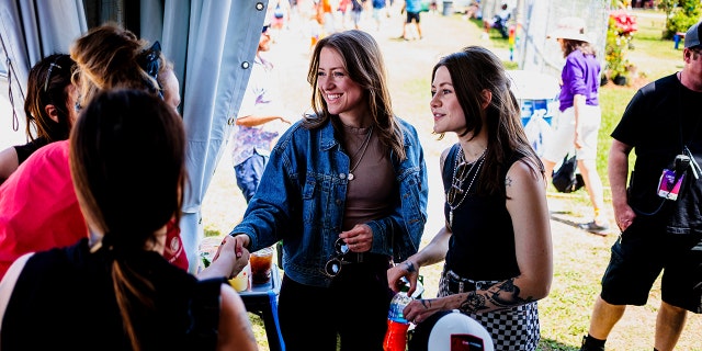 rebecca and megan lovell 1 million strong tent