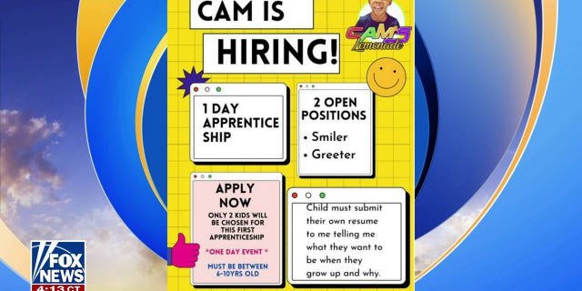 Lemonade stand flier
