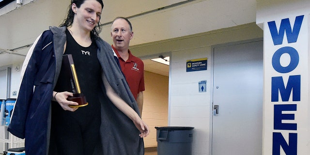 Lia Thomas in the NCAA championships