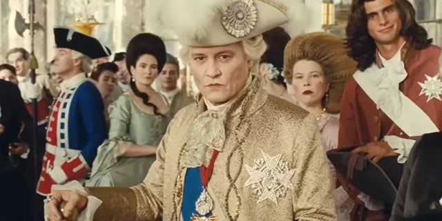 Johnny Depp as Louis XV in Jeanne De Barry