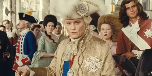 Johnny Depp as Louis XV in Jeanne De Barry