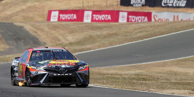 Martin Truex Jr races in Sonoma
