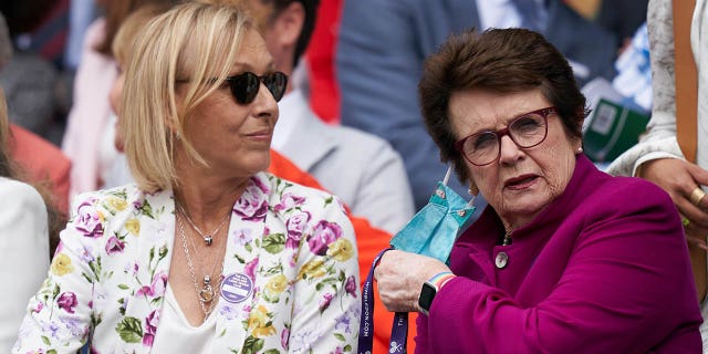 Martina Navratilova and Billie Jean King