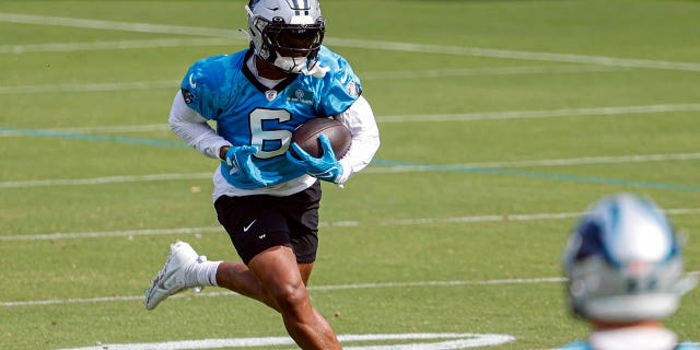 Miles Sanders with the Panthers