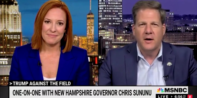 Jen Psaki and Chris Sununu