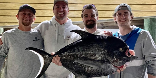 NC world record fish with anglers