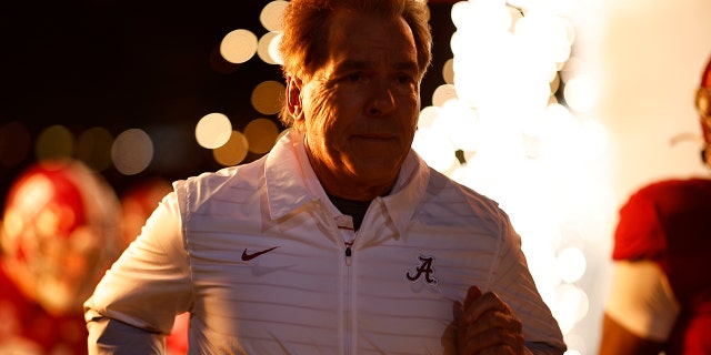 Nick Saban in 2022 Sugar Bowl