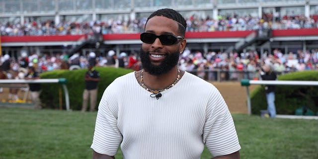Odell Beckham Jr. in the Preakness Stakes