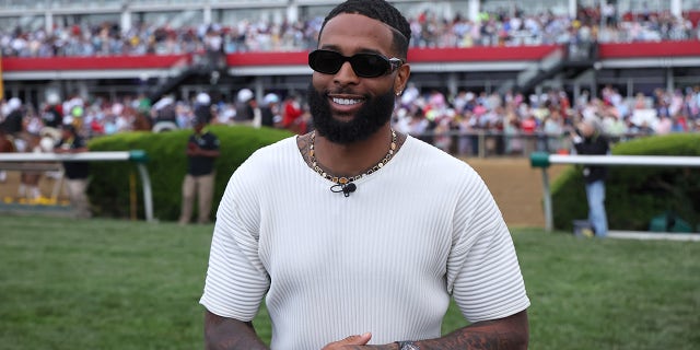 Odell Beckham Jr. at Preakness Stakes