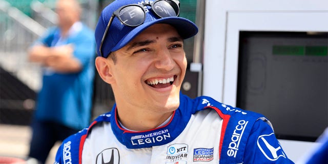 Alex Palou smiles