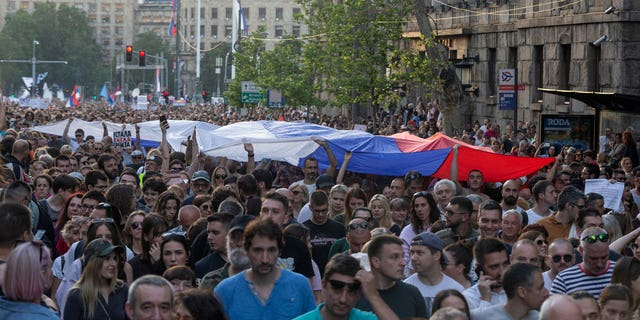 protesta serbia