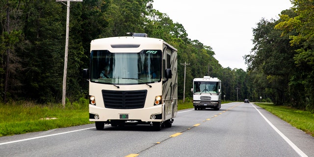 RV on the road