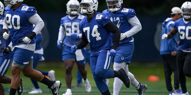 Rashod Berry runs