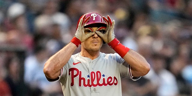 JT Realmuto celebrates triple