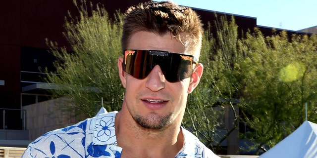 Rob Gronkowski at Gronk Beach