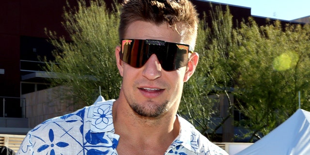 Rob Gronkowski at Gronk Beach