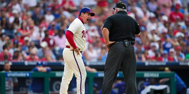 Phillies’ Rob Thomson Ejected After Arguing About Resetting Pitch Clock ...