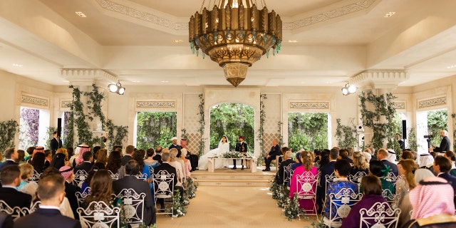 Ceremony of Crown Prince Hussein and Princess Rajwa