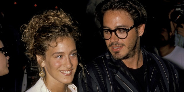 Sarah Jessica Parker and Robert Downey Jr. when they were dating