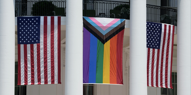 White House pride flag