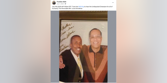 True-See Allah's Facebook post with Farrakhan