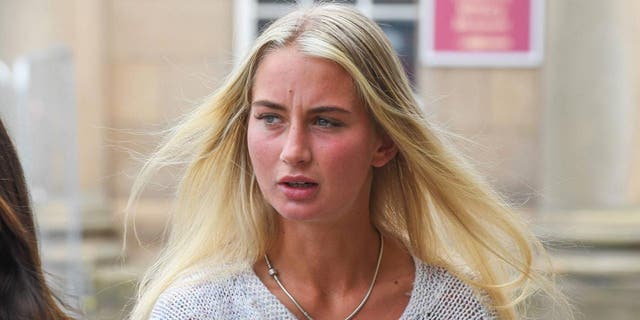 Georgia Bilham arrives at court