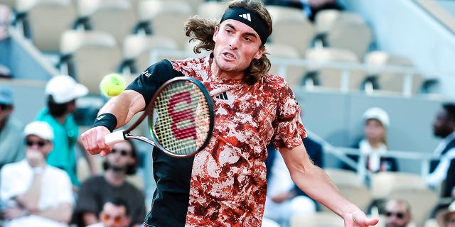 Backhand by Stefanos Tsitsipas