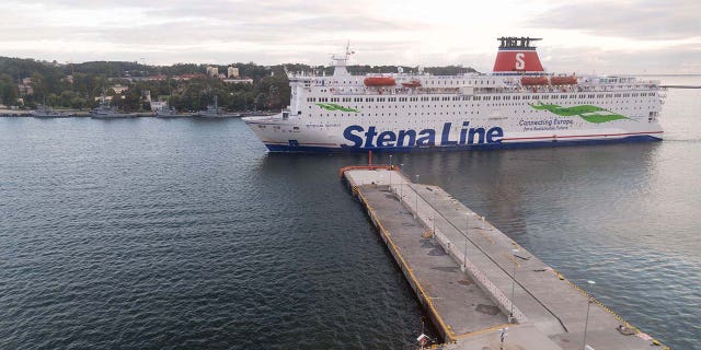 A photo of the Stena Line ship