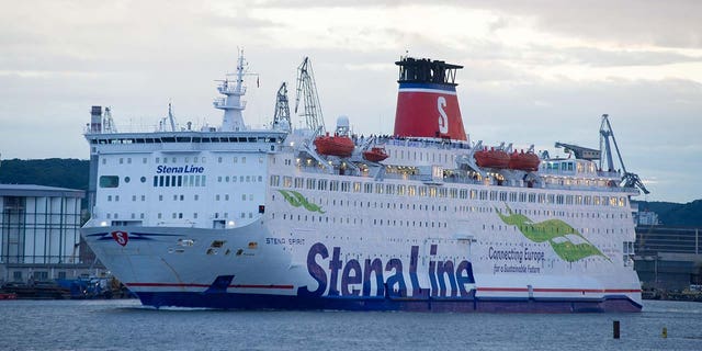 A photo of the Stena Line ship