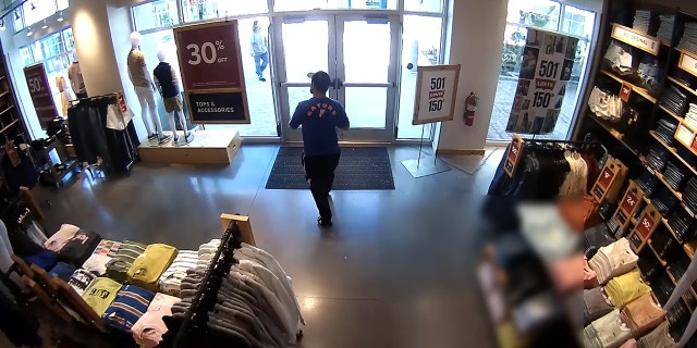 Surveillance Video still image from store