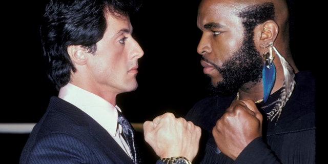 Sylvester Stallone and Mr. T