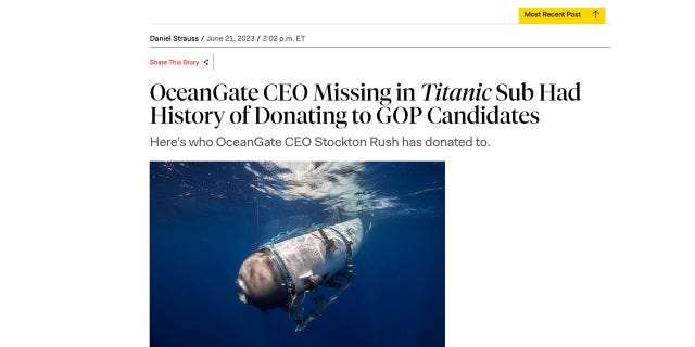 The New Republic headline