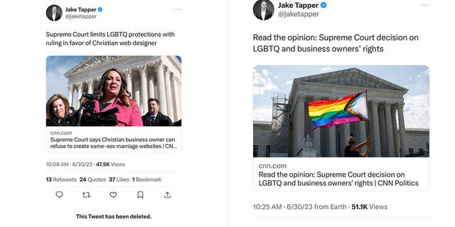 Jake Tapper tweets