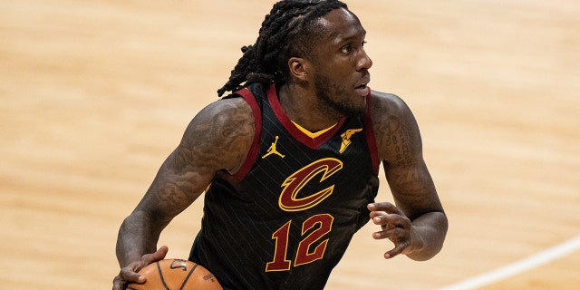 Taurean Prince brings the ball up the court