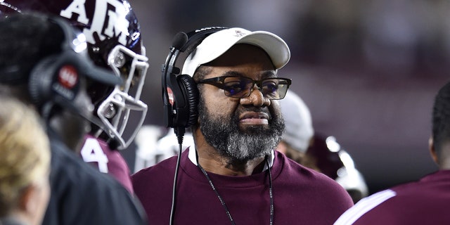 Texas A&M Aggies assistant coach Terry Price during a game