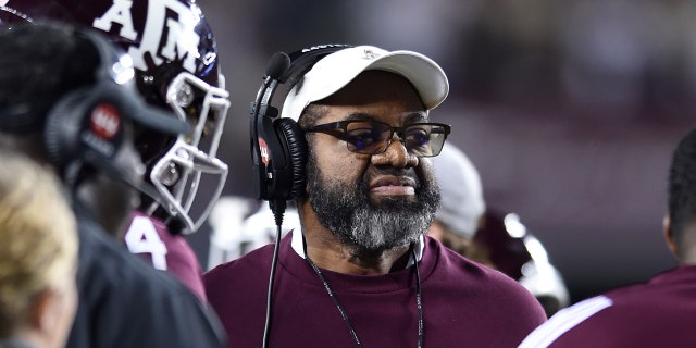 Texas A&M Aggies assistant coach Terry Price during a game