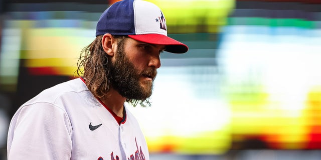 Trevor Williams looks down
