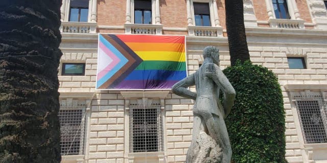 Vatican City Holy See pride flag