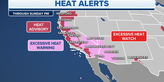 California heat alerts