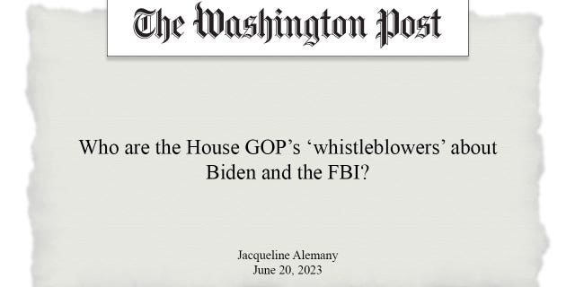 Washington Post whistleblower
