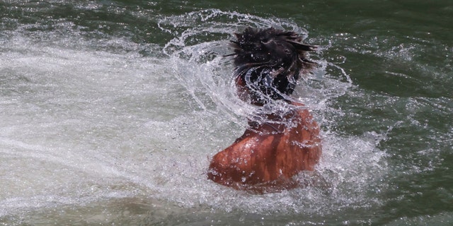 Man swimming