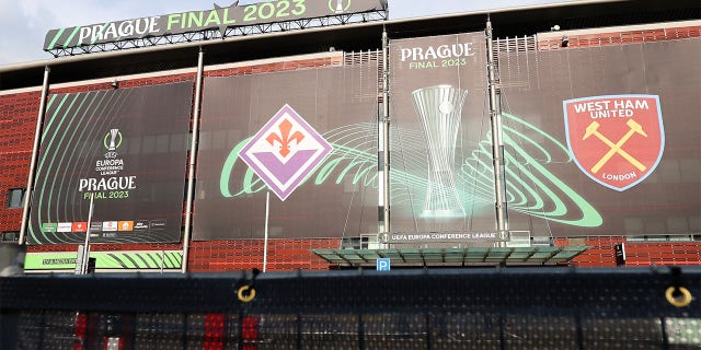 A view outside of Fortuna Arena