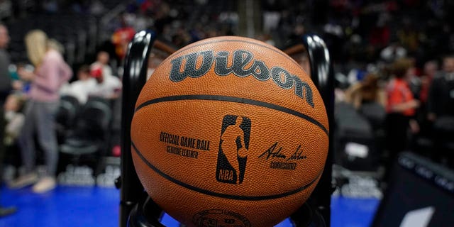 Una pelota de baloncesto Wilson