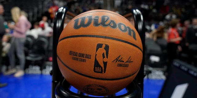 Una pelota de baloncesto Wilson