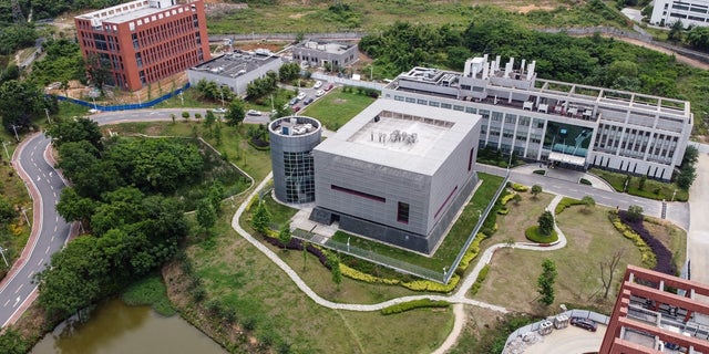 Wuhan Institute of Virology campus aerial view