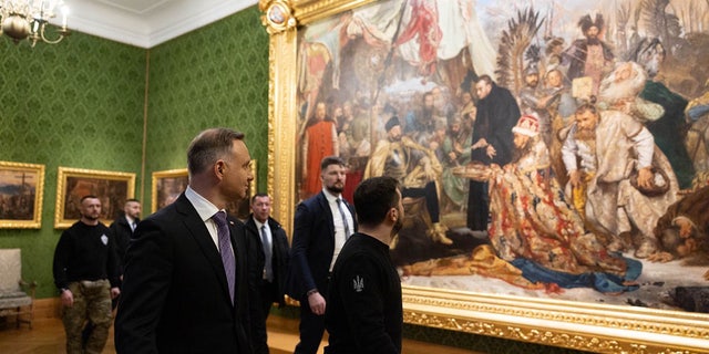 Zelenskyy in Poland.