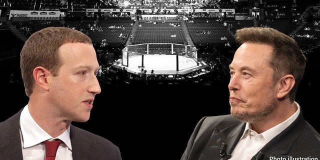 Zuckerberg, Musk en una foto ilustrativa