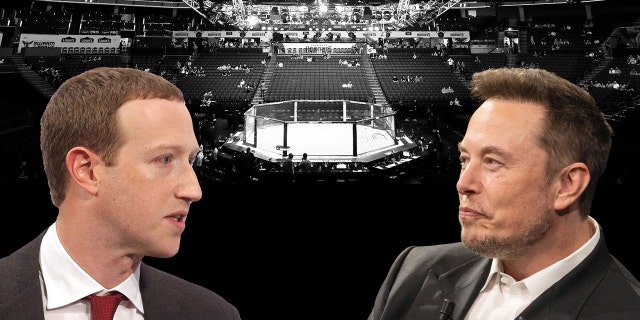 Zuckerberg, Musk in a photo illustration