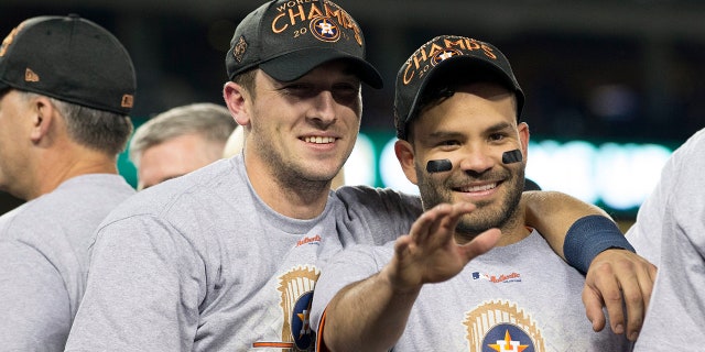 MLB Commissioner Rob Manfred regrets absolving the Astros of any liability in the sign-stealing case 1 Altuve and Bregman
