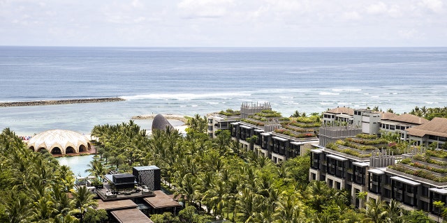 An overhead view of Bali
